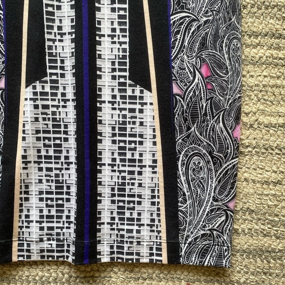 Multicolor Clover Canyon Cotton Dress - Picture 3 of 4